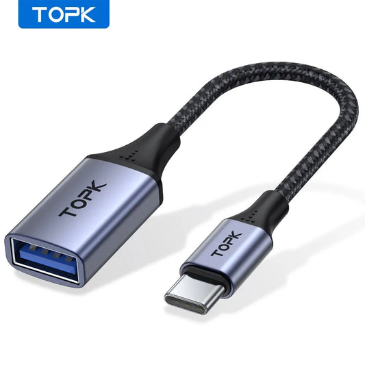 USB C to USB a Dapter OTG Cable Type C Male to USB 2.0 Female Cable for Macbook Pro Samsung Type C Adapter