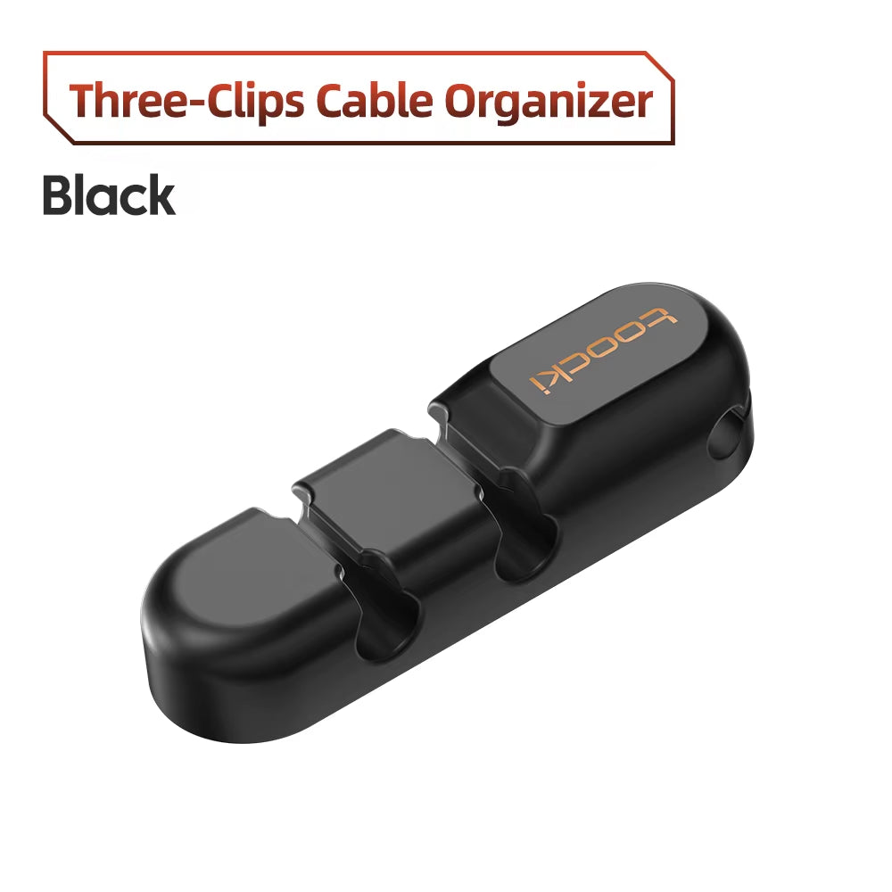 Cable Organizer 3 5 7 Hole Cables Winder Flexible Wire Management Clips for Cable Clearance Cord Protector for Chargers