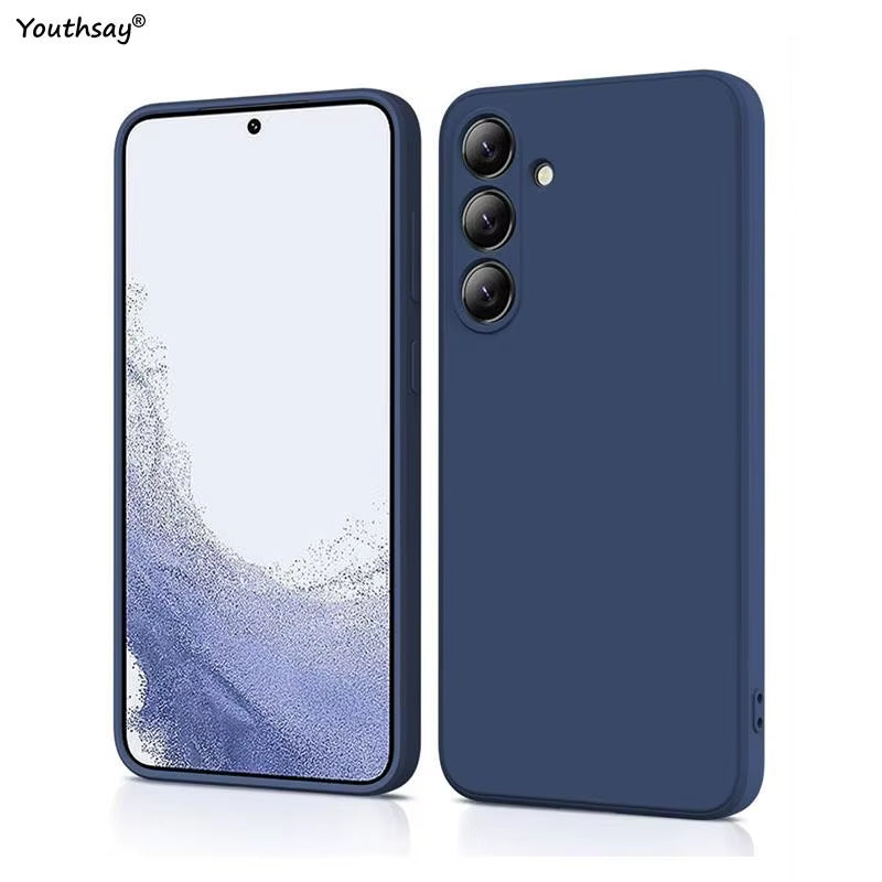 For Samsung Galaxy A16 Case Cover Samsung Galaxy A16 A56 A36 A15 A55 Funda Coque Soft Original Liquid Silicone Case Samsung A16