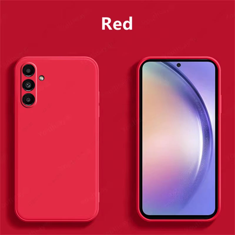 For Samsung Galaxy A16 Case Cover Samsung Galaxy A16 A56 A36 A15 A55 Funda Coque Soft Original Liquid Silicone Case Samsung A16