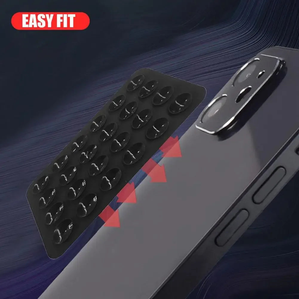 Sticky Grippy Suction Phone Case Mount Sillicon Adhesive Phone Accessory for Iphone and Android Hands-Free Fidget Toy